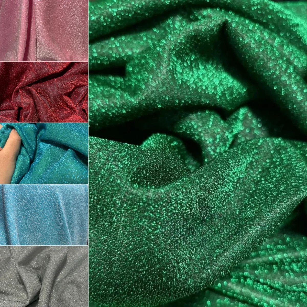 

Luxurious Starry Sky Sparkling Yarn Background Fabric Decoration Wedding Scene Bright Silk Handmade DIY Designer Fabric