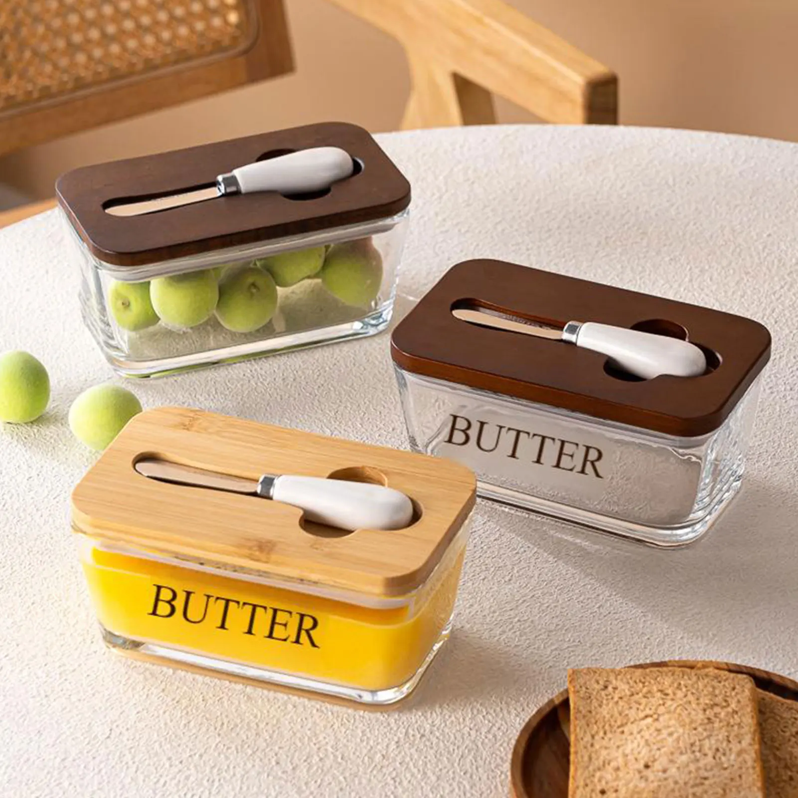 Airtight Cheese Storage Container For Home Use Easy To Clean Maintain For Kitchen Countertop Organization