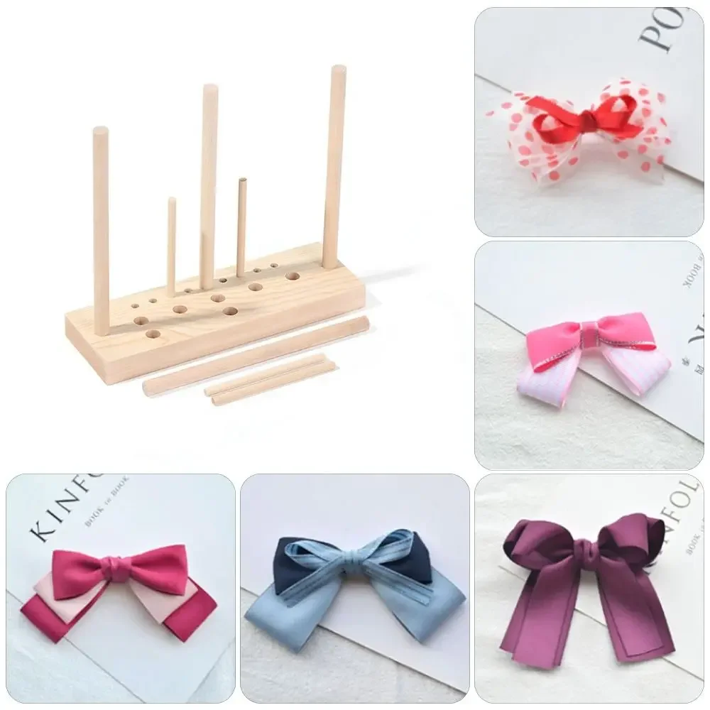 

Handmade Wooden Handwork Christmas Decoration DIY Gift Packaging Bow Maker Bow Making Tool Bowknot Maker Packaging Tools