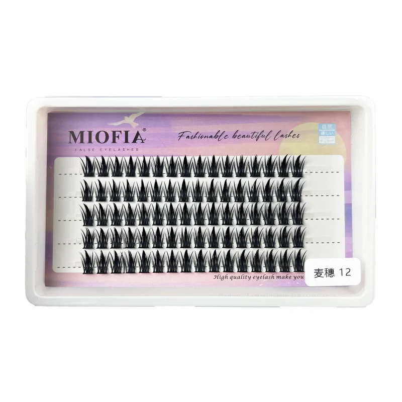 Mink eyelashes 1/box 80 bundle natural Russian 3D individual manga eyelash clusters extended Makeup tools wholesale lashes