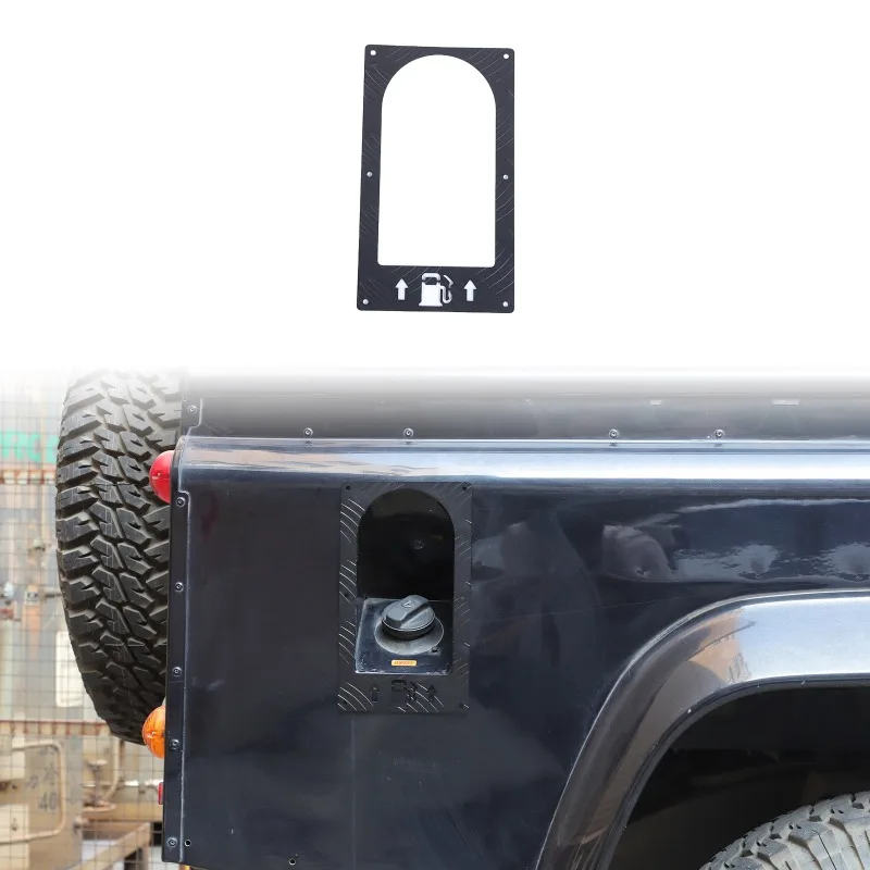 

Накладка на топливную горловину из алюминиевого сплава для Land Rover Defender 2004-2018, автомобильные аксессуары