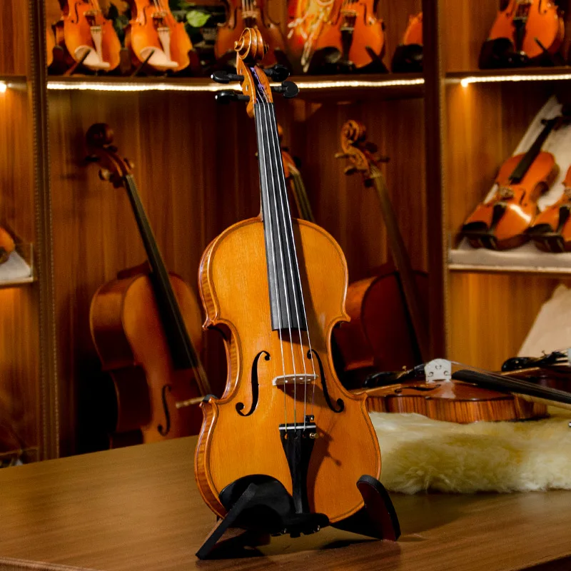 

Скрипка CHRISTINA ручной работы, профессиональная, размер EU4000D, 4/4, европейское мастерство, антикварный стиль, высококачественная ель, мелкозернистый клен.