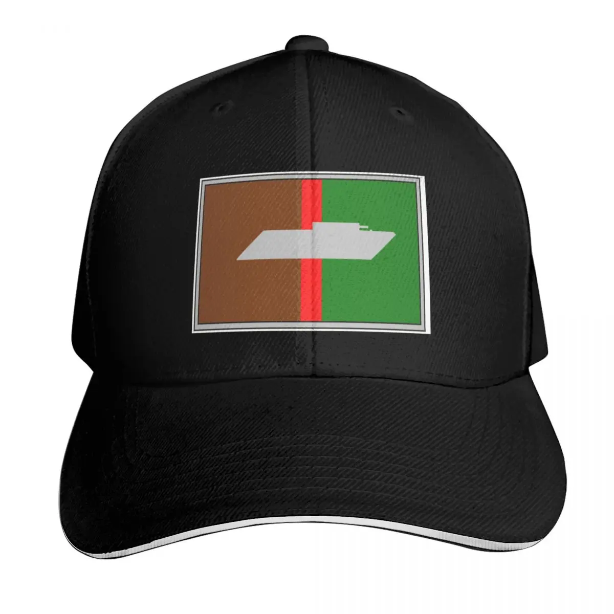 1st Armoured Regiment (Australia) Baseball Cap Sun Protection UPF 50+ Breathable Mesh Back Adjustable Buckle Closure