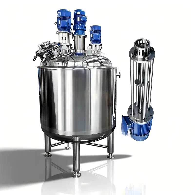 Stainless Steel Water Oil Emulsion Tank with Premix Tank and Transfer Pump System Emulsifying Tank