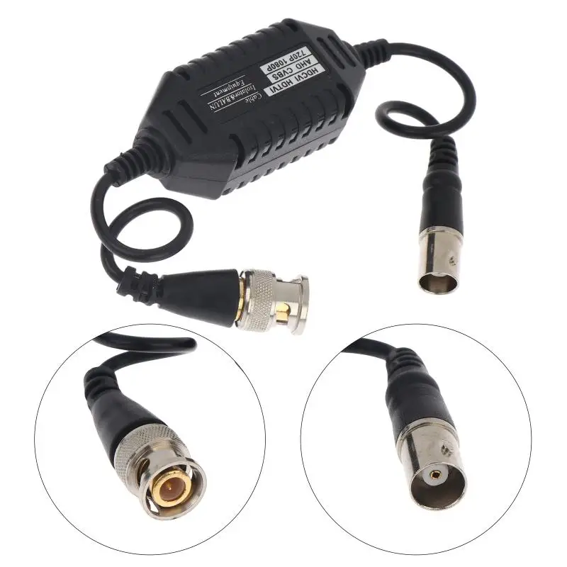 GB001 HD CCTV Video For Surveillance Camera Filter AHD Ground Loop Isolator Anti-interference Device Video Transmission