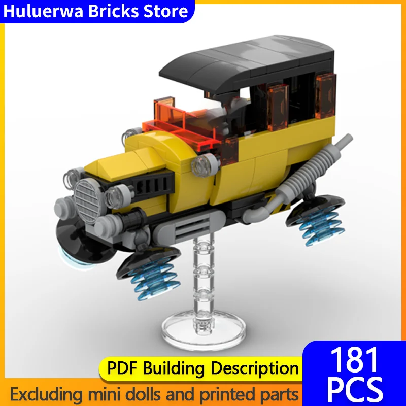 

Speed Hypercar Model MOC Building Bricks Flying Retro Car Modular Technology Gifts Holiday Assemble Children Toys Suit