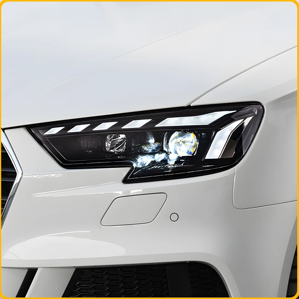 

For Audi A3 S3 RS3 8V 2017-2021 Dynamic RS5 Style LED Projector Car Headlights Assembly Plug and Play Upgrade Auto Accessories