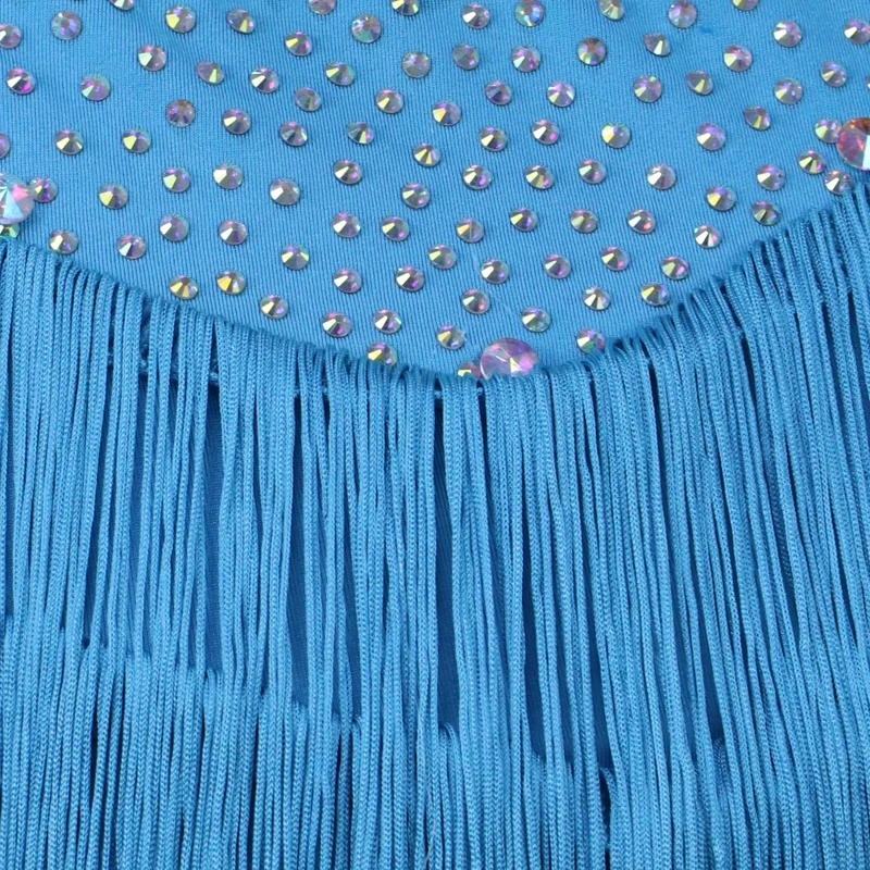 Vestido de baile latino, nuevo traje de fiesta, Ropa de baile para mujer, falda de noche con flecos, ropa de práctica para mujer, disfraz de competición de graduación para chico