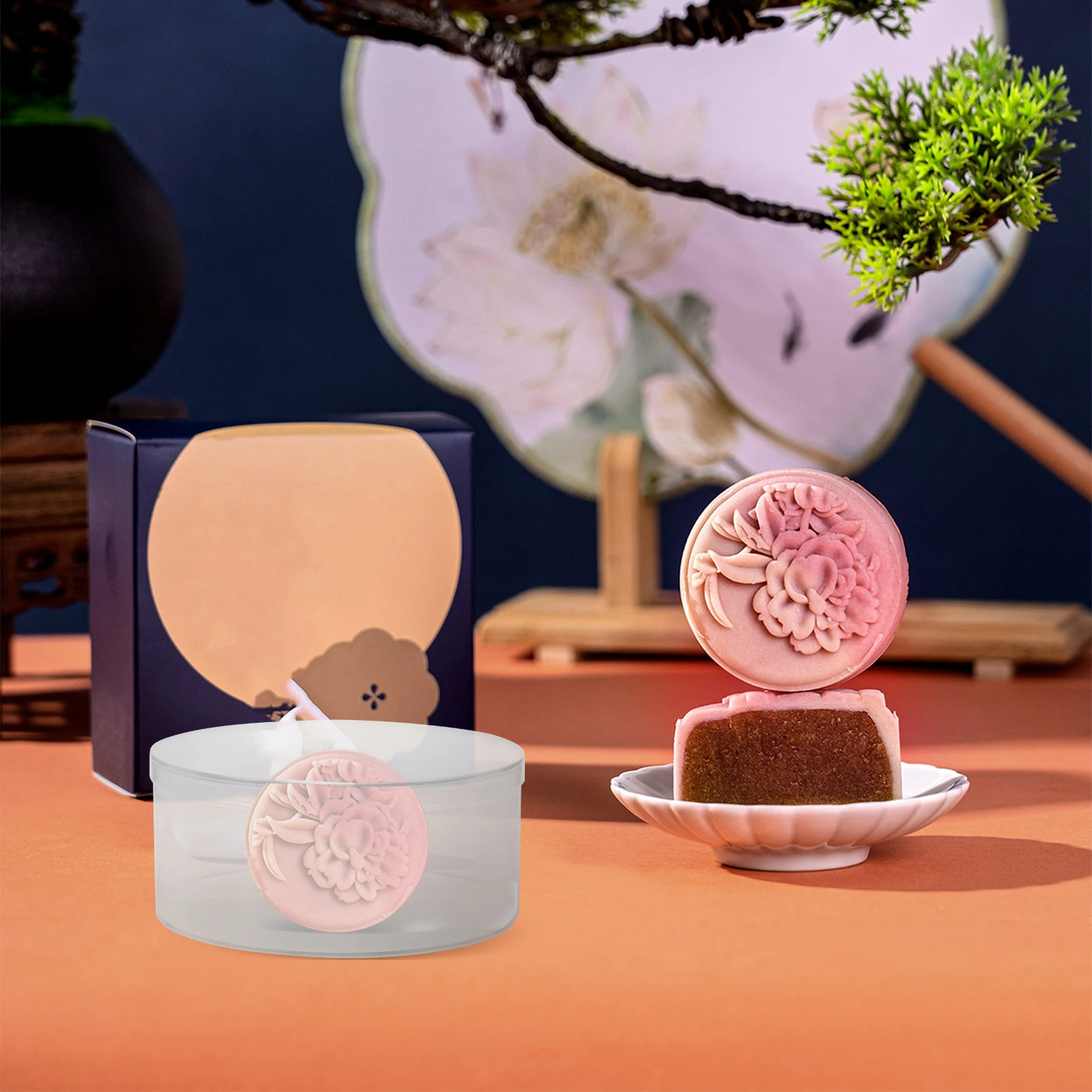 

12pcs Grade PET Boxes Reusable Airtight Snack Storage Box Transparent Cake Candy Dried Fruit Storage Containers Snack Box