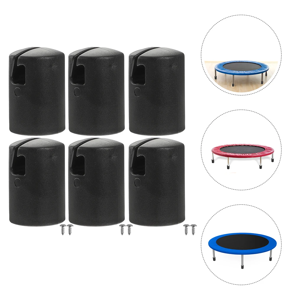 

1 set Jump Bed Protective Cover Rod Caps Sturdy ABS Alloy Wear Resistant Pole Cushion Easy Install Cylindrical Plastic for Child