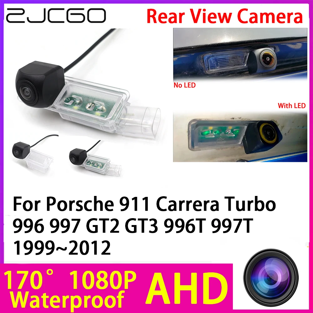 

AHD 1080P Reverse Rear View Camera Night Vision Waterproof for Porsche 911 Carrera Turbo 996 997 GT2 GT3 996T 997T 1999~2012