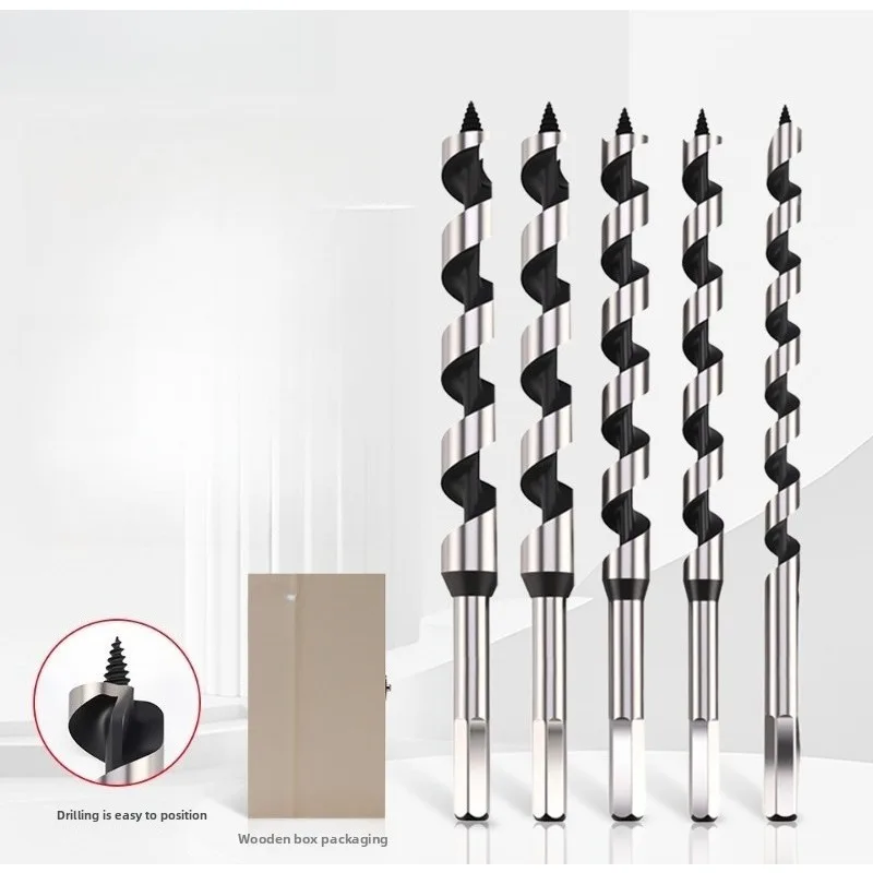 

Woodworking Extra-long Twist Drill Bit, Deep Hole Drilling No Jamming, Tool for Electric Drill Wood Board Hole Opening