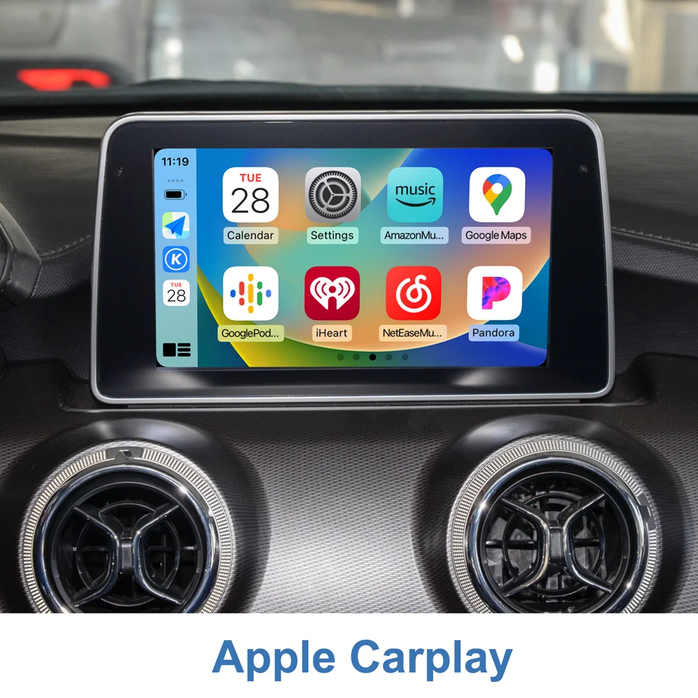 BAIC X55 2020-2022 EU5 EU7 U7 EX3 X3 WIZCAR A1 Smart Map Music Box Convert Carlife to Apple Carplay Android Auto for BeiJing