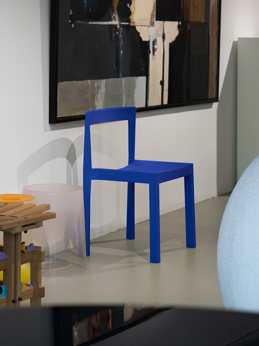 Chaise de loisirs à dossier simple et simple, lumière Dopamine, luxe