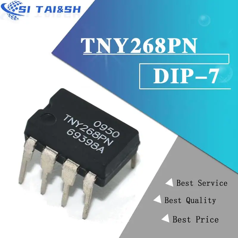 10PCS TNY176PN TNY264PN TNY266PN TNY268PN TNY274PN TNY275PN TNY276PN TNY277PN TNY278PN TNY280PN TNY267PN TNY254PN TNY255PN DIP-7