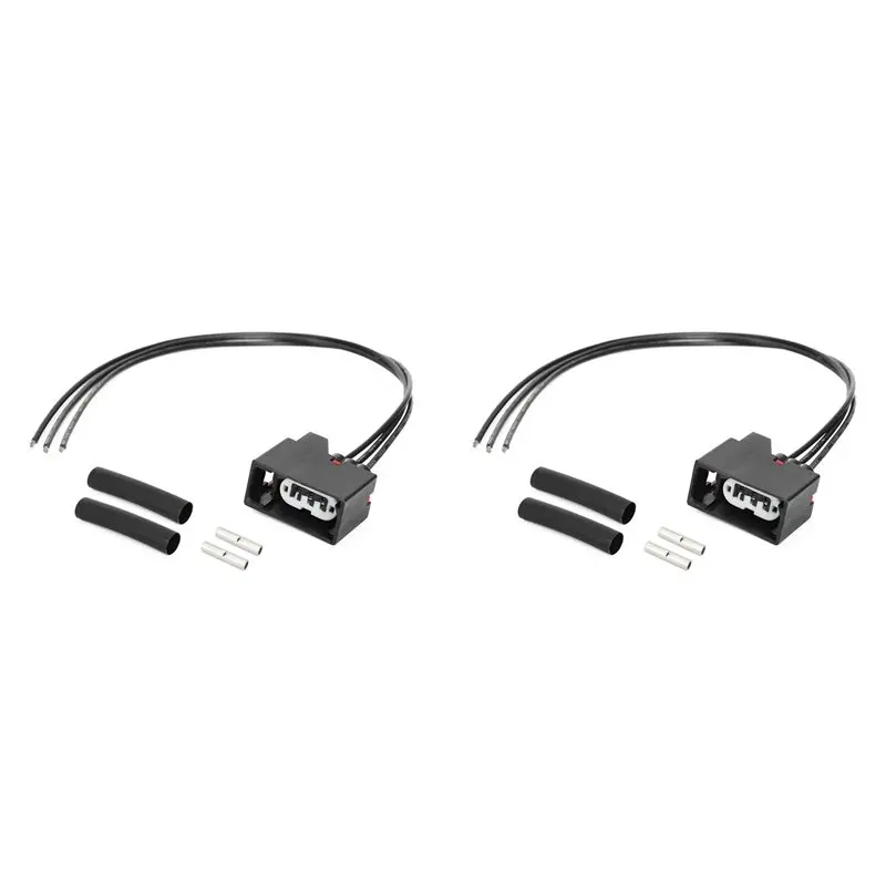 Classy-2X Front Turn Signal Connector W/ Tube For Jeep Wrangler JK 2007-2018 68065016AB