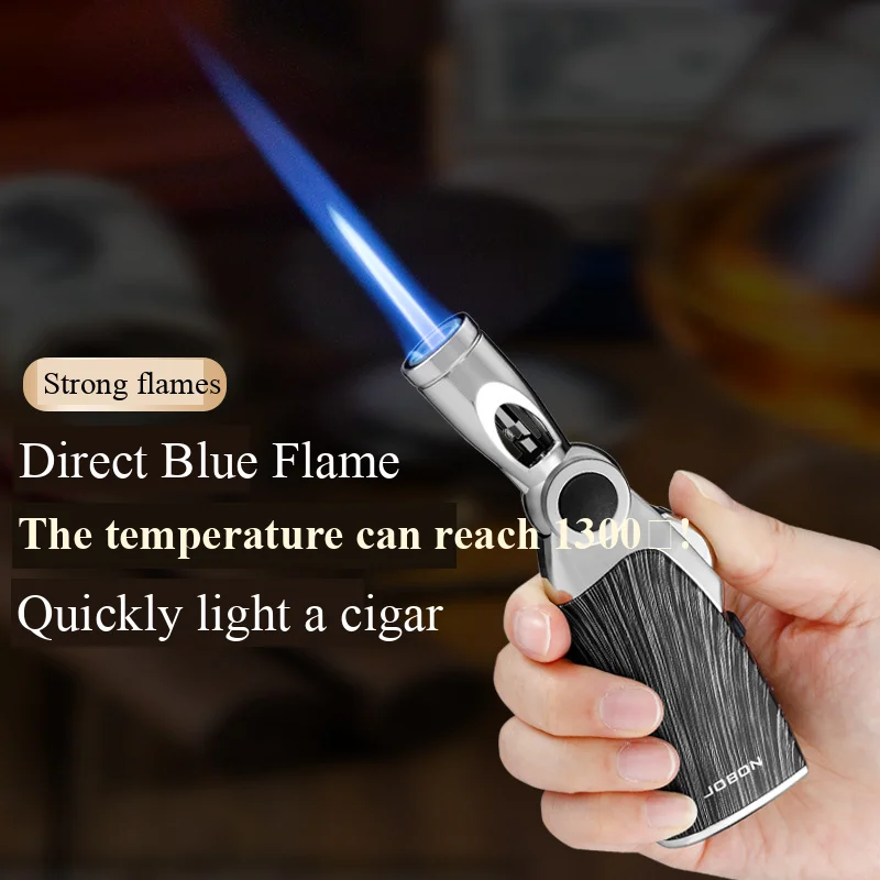 Portable Foldable Windproof Direct Charge Butane Gas Lighter, Moxibustion Outdoor Barbecue Multi functional Spray Gun