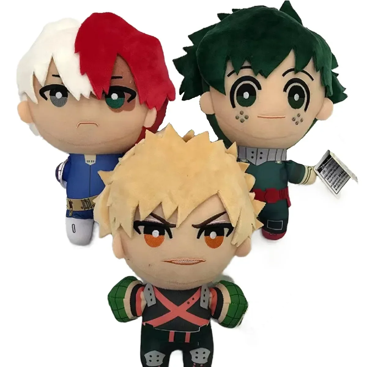 My Hero Academia Plush Izuku Midoriya Katsuki Bakugou Shouto Todoroki Keychain Anime Plushie Soft Stuffed Doll Kids Gift