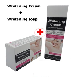 Women Vaginal Lips Private Part Pink Underarm Intimate Whitening Dark Nipple Bleaching Cream Skin Care Body Whitening Cream