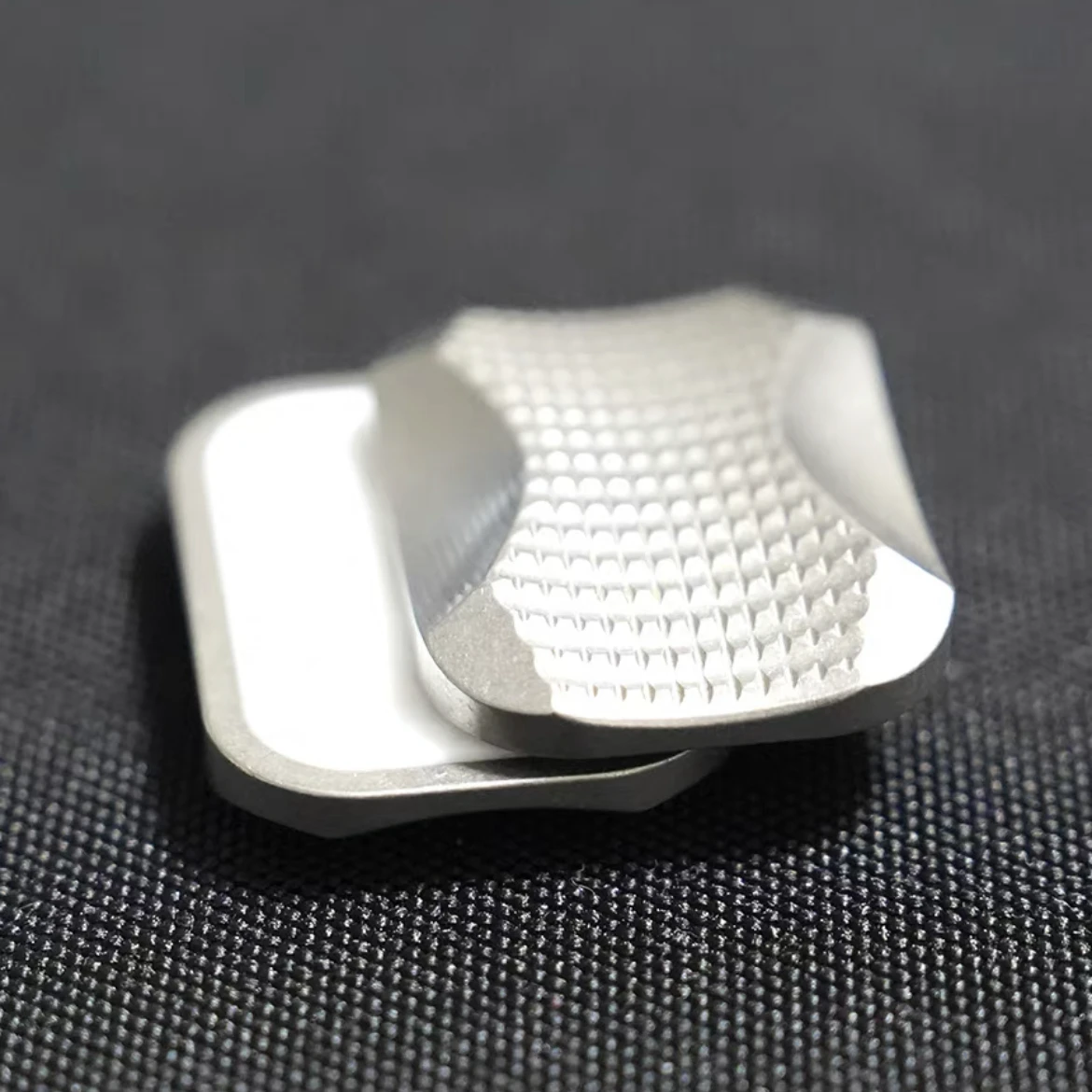 Liga de titânio bolso edc fidget spinner slider metal anti estresse brinquedos sensoriais tdah foco ferramenta leve durável para viagens