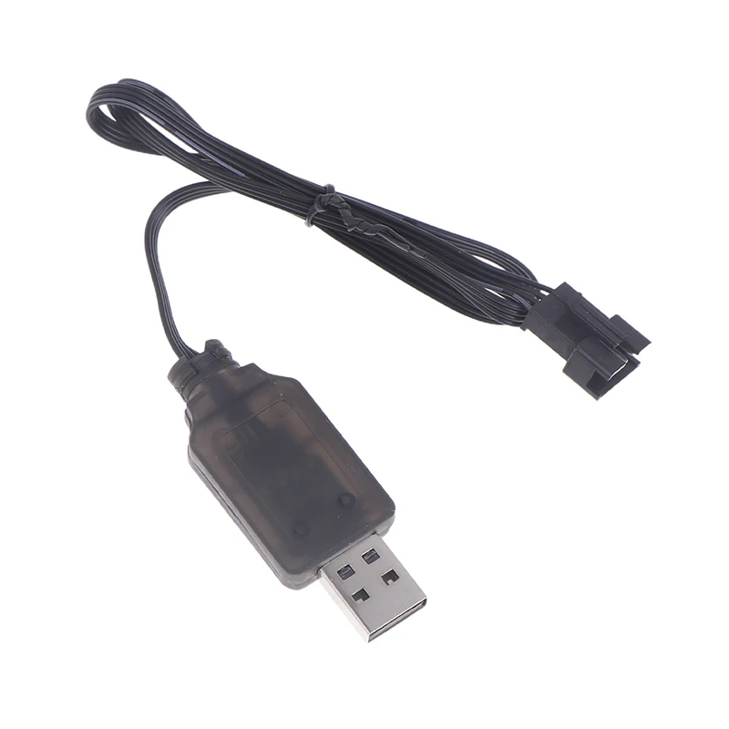 1 pçs 7.4v SM-4P plug carregador usb para de36w de65 hm202 ec08 ec16 rc carro m416 elétrico gel bola blaster carregador de bateria