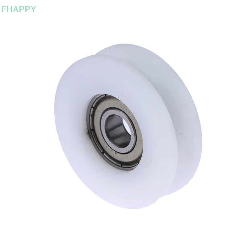 Polea de rodamiento de cable de línea POM, envoltura de plástico, ranura en U blanca, innovador y práctico, 8x40x11,5 MM, paquete 608ZZ