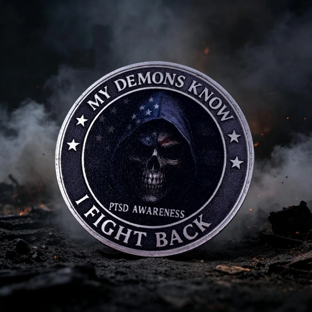 New PTSD Awareness Challenge Coin 