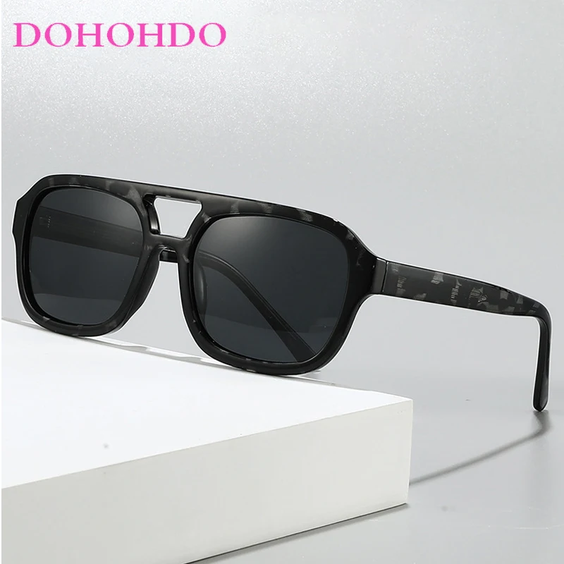 

Fashion Luxury Pilot Big Square Frame Sunglasses Women Men Brand Designer Eyewear Outdoor Driving Summer Traveling UV400 Lunette