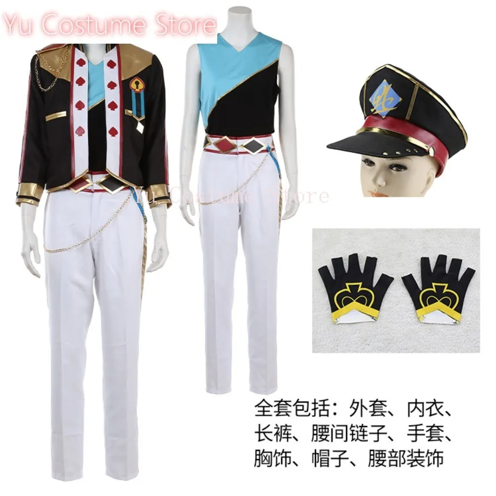 Disfraz de Cosplay de Enstars ALK Hiiro Aira Tatsumi Mayoi, Traje de Anime del Juego Ensemble Stars, Uniforme para Actuaciones en Escenario para Hombres