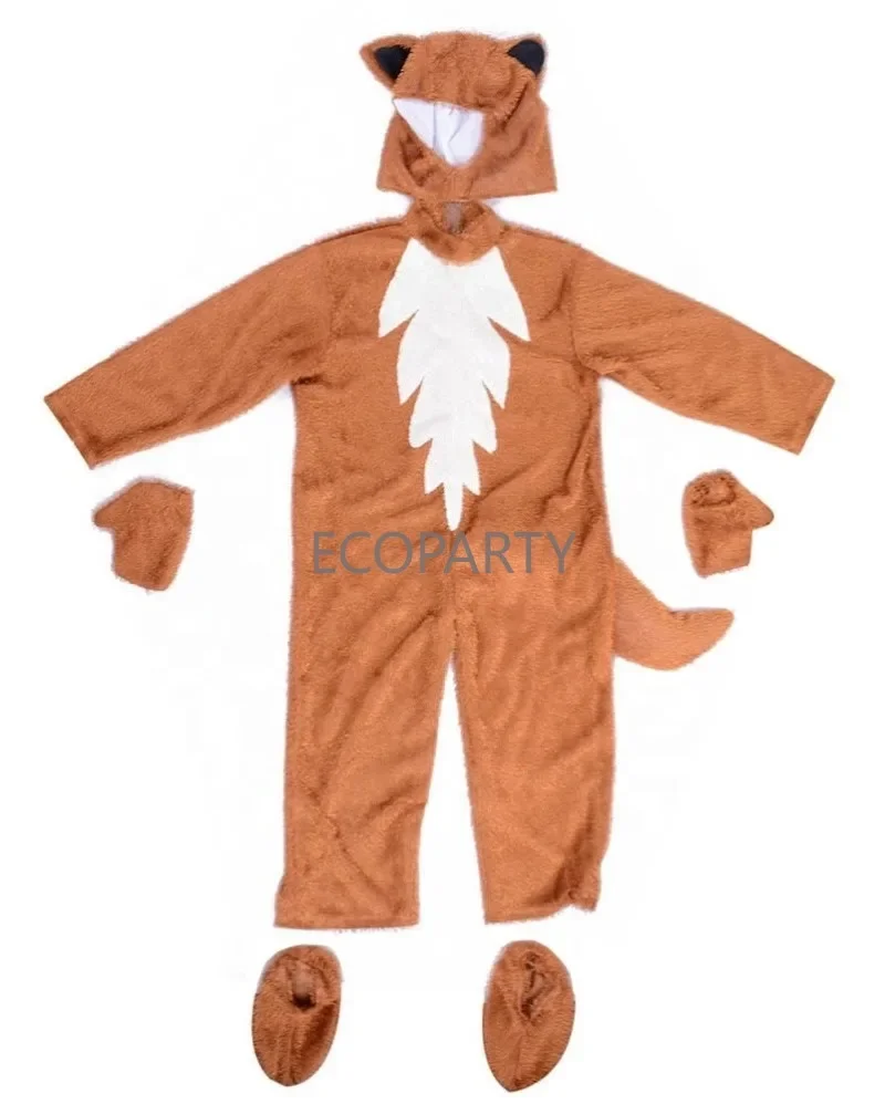 Children Adults Foxes Costumes Animal Performances for Elementary School Children Program Animal Performances Parenting Bodysuit