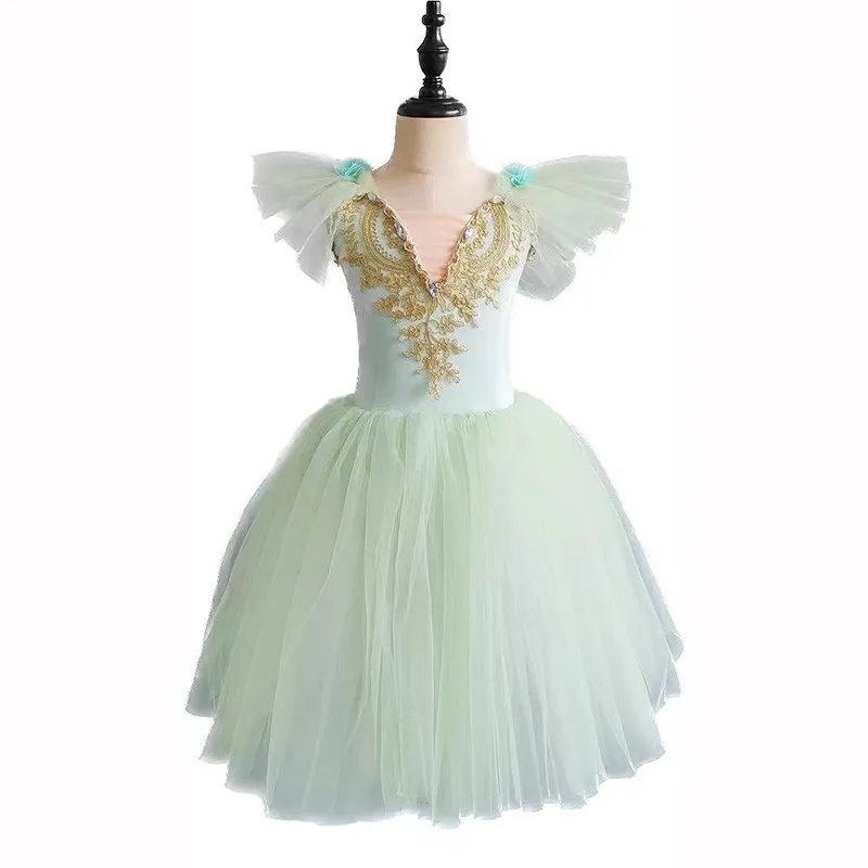 

Ballet Tutu Skirt Women Dress Long Vestidos For Girls Performance Dance Wear Professional Swan Lake Ballet Dance Leotard Costume