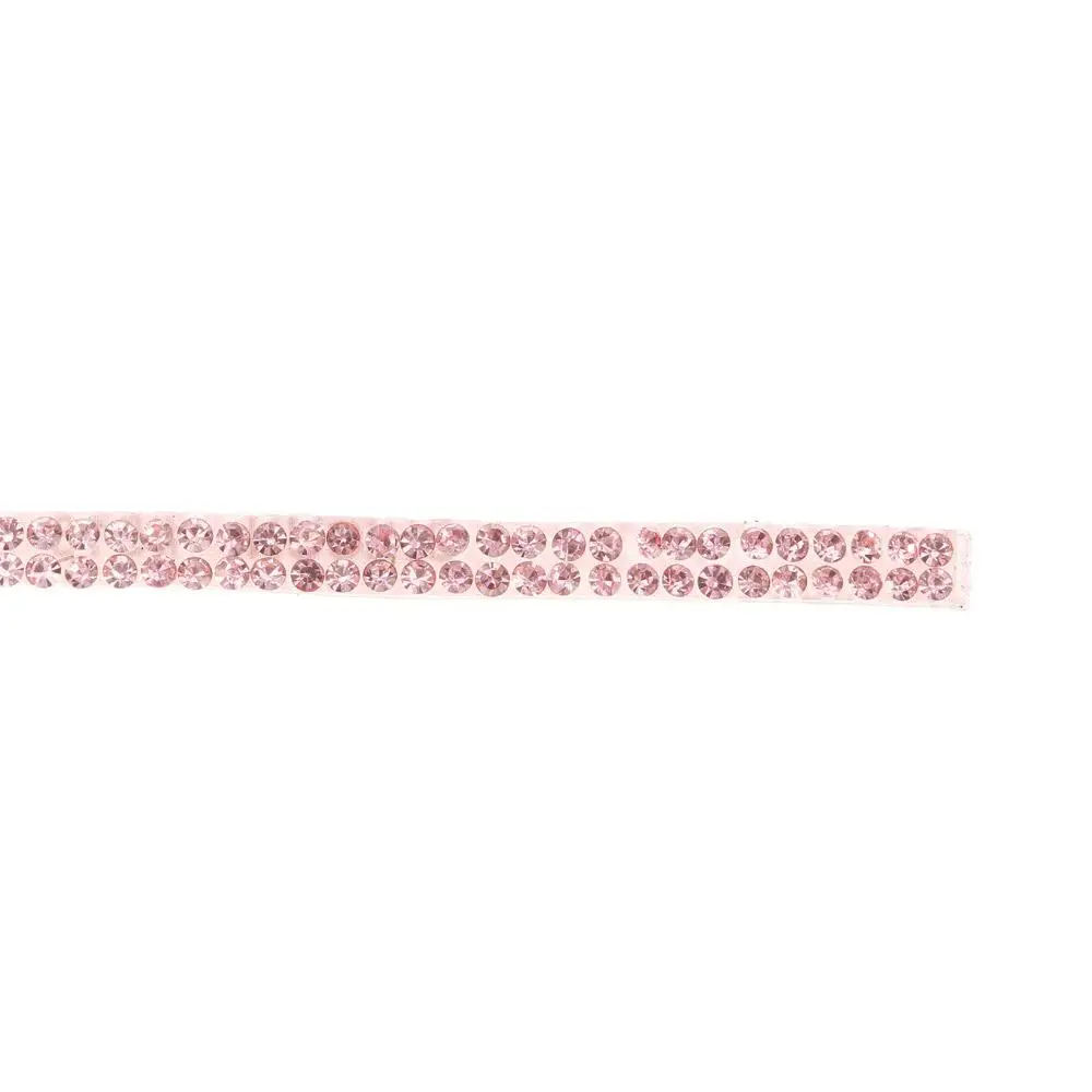 16.4ft 5mm/0.2inch Bling Car Trim Pink White Self-Adhesive Trim Bling Rhinestone Car Stickers for Women