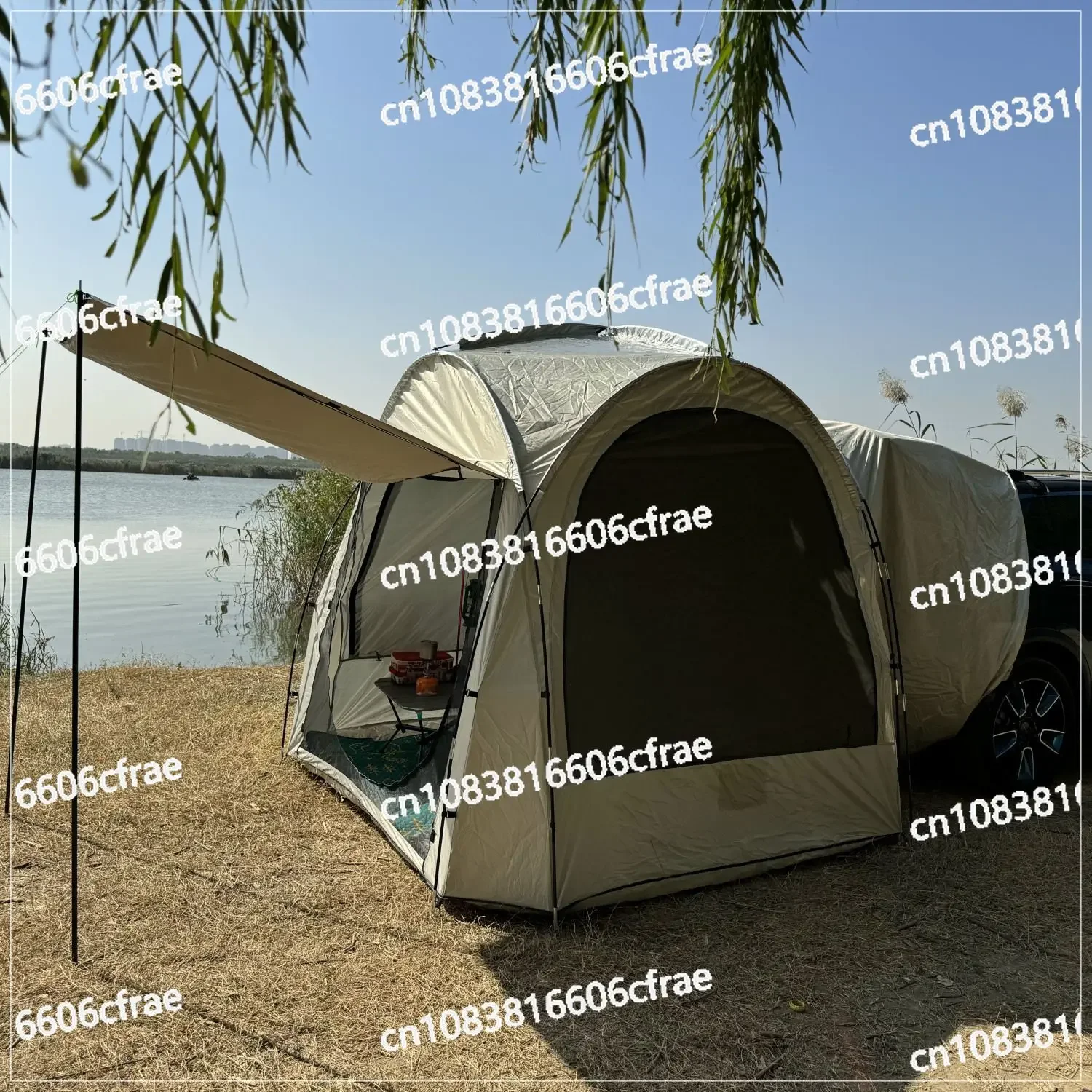 Super Panoramic Sunroof, One Bedroom, One Living Room, Rear Extension Tent, Self-driving Tour, Rear Extension Tent, Rear Tent