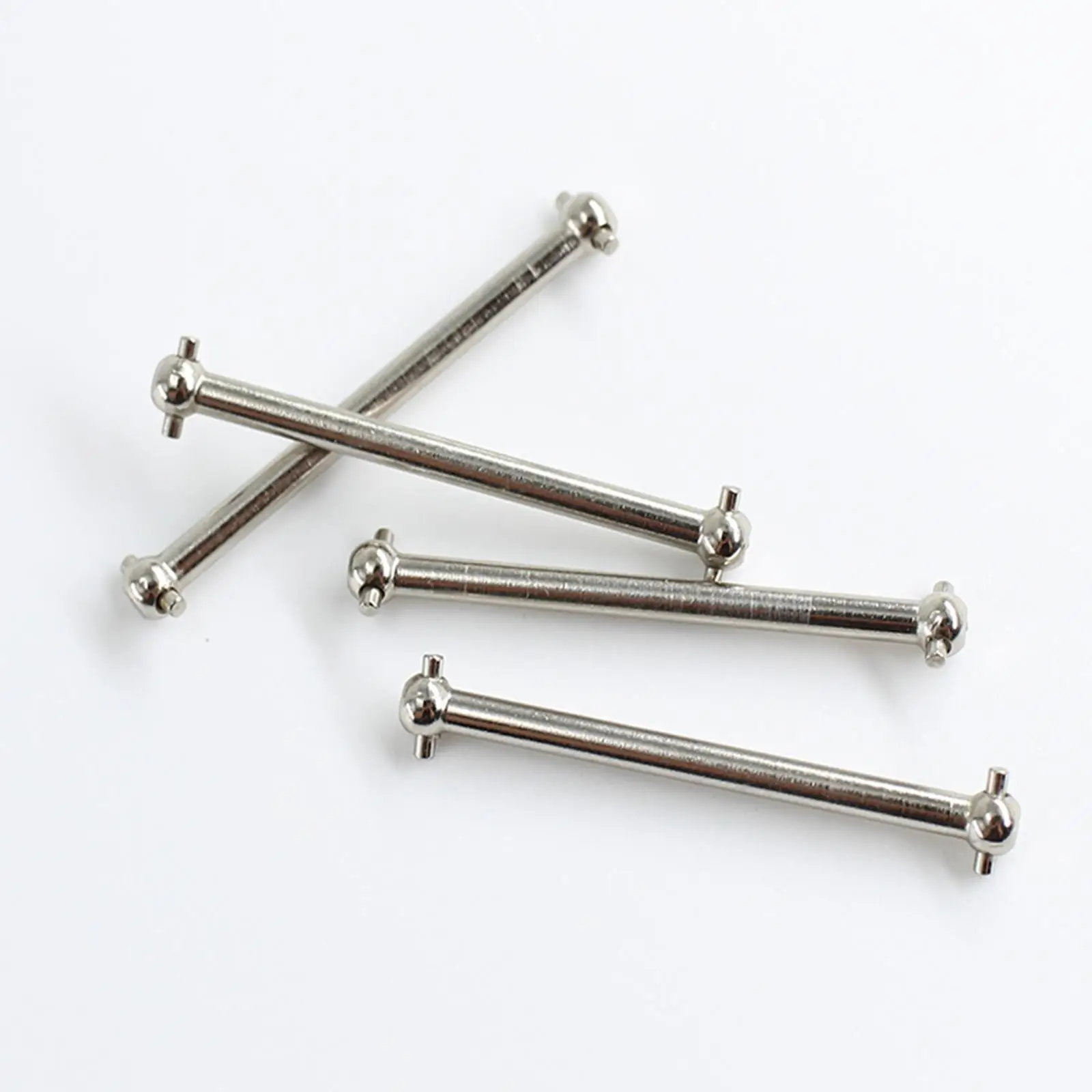 4x RC Auto Metalen Hond Bot As Hobby Model Auto Deel, Vervanging, Achter Dogbone Aandrijfas Reserveonderdelen voor Wltoys 244016 1/24 RC