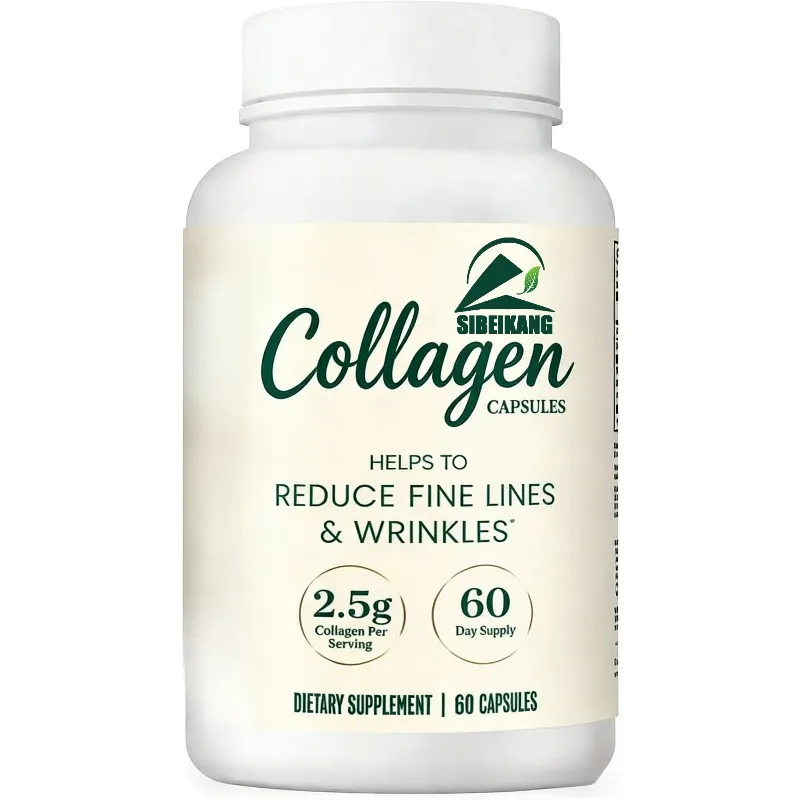 Hydrolyzed Collagen Supplements - Type I and Type III Collagen Peptides, Hair, Skin, Nails, Joints, and Digestive Support,