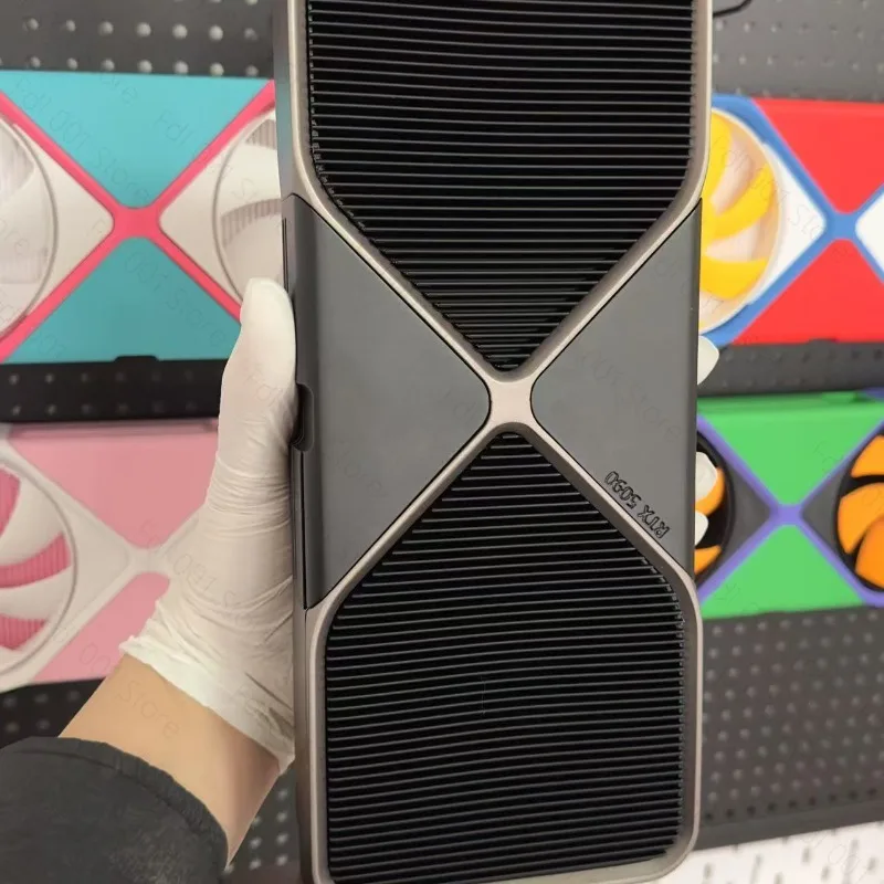 3D-Gedrucktes RTX 5090 Grafikkarten-Modell, 1:1 Maßstab Desktop-Display für Nvidia FE Pegboard