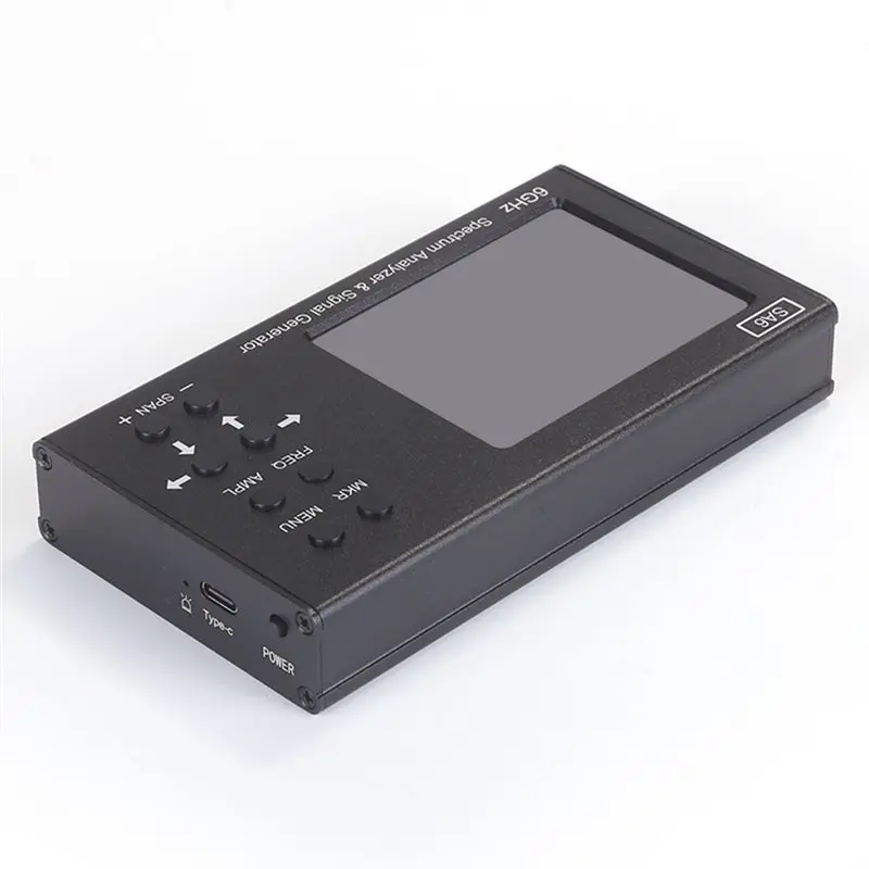 [NEWA76K!】 SA6 Handheld Spectrum Analyzer Signal Generator With Tracking Signal Source 35-6000Mhz 3.2Inch Touchscreen