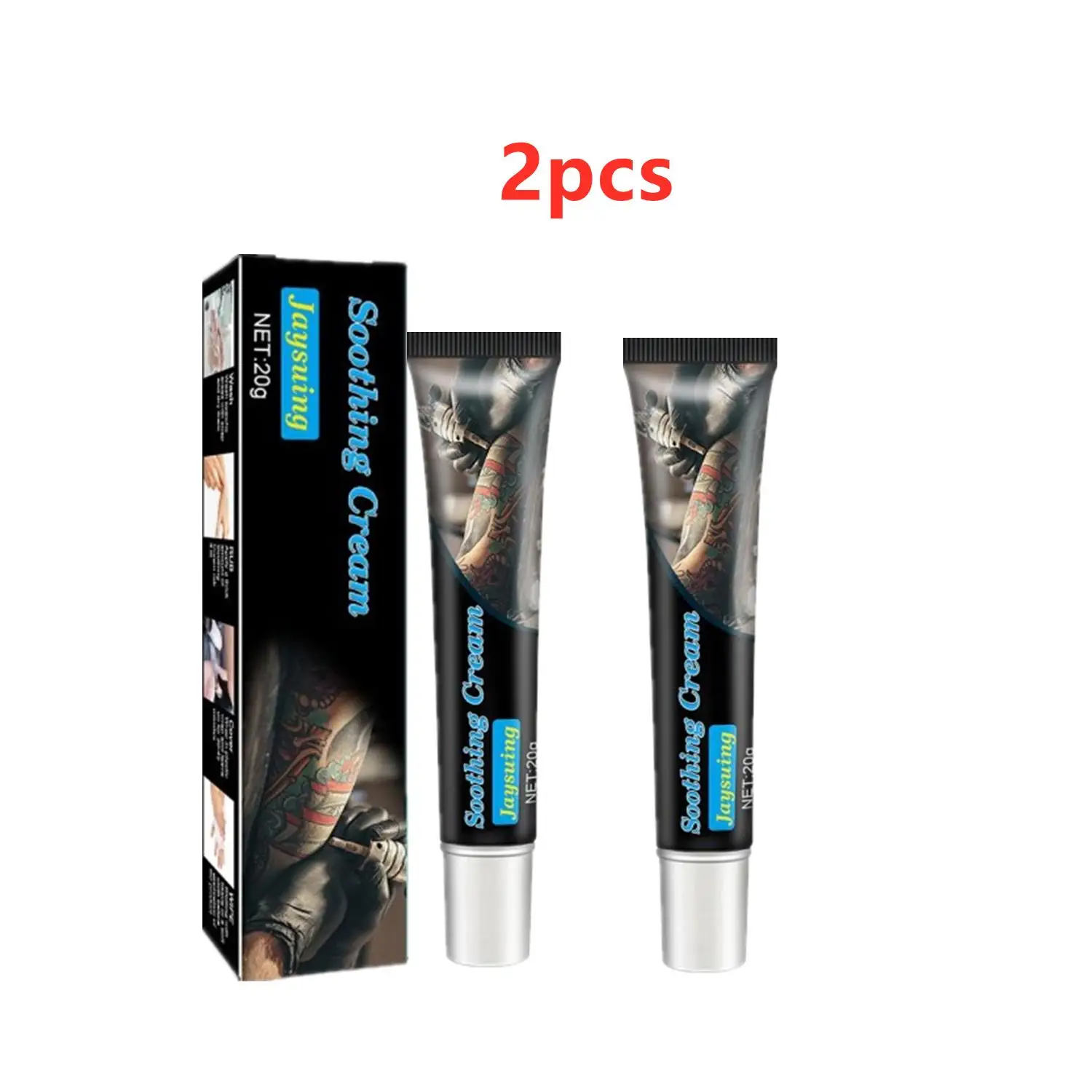 

2PCS Body Piercing Numbness Cream Soothing Cream For Tattoos Eyebrow Tattoos Body Piercing Dropshipping