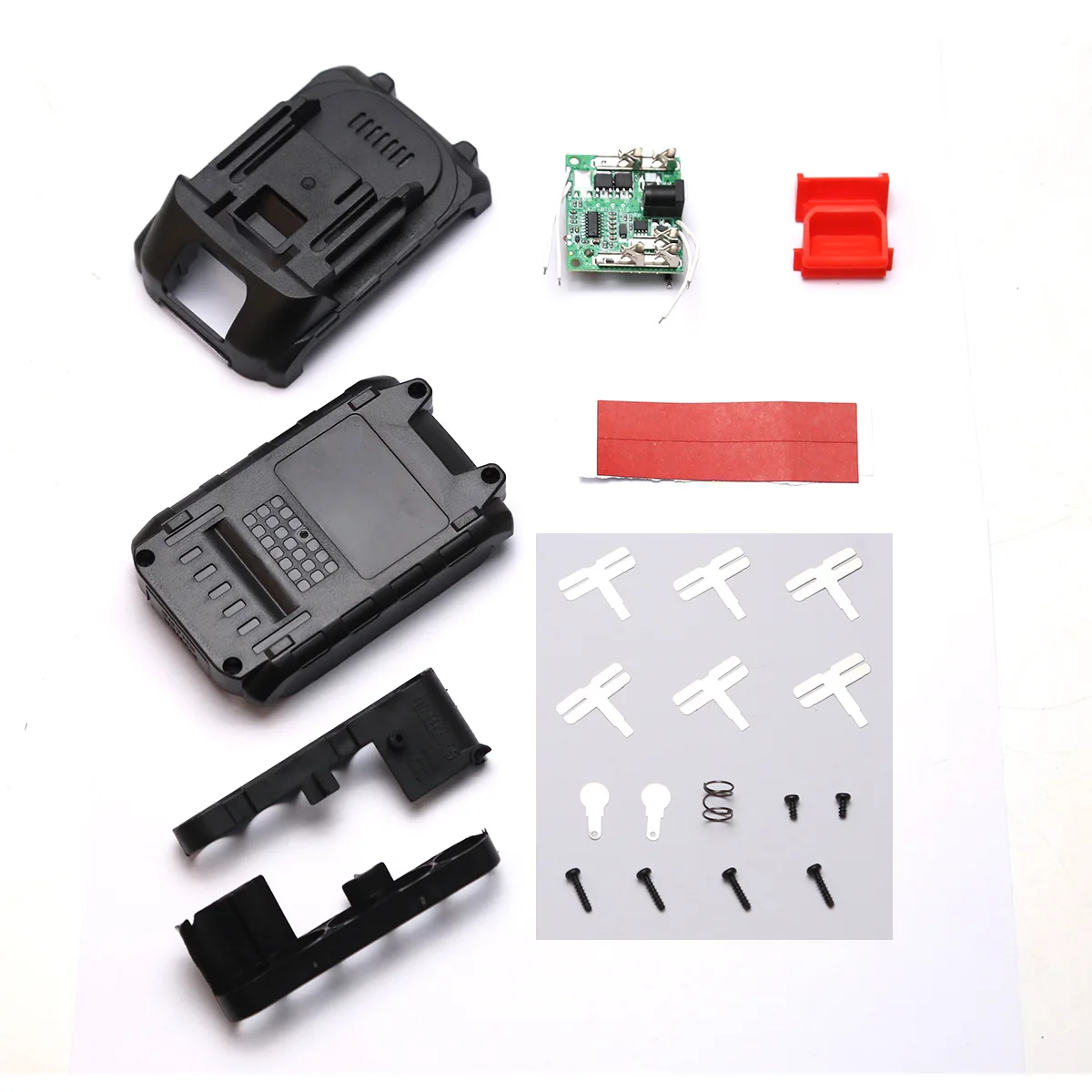 

18650*5 /10 BMS lithium-ion battery box replacement Makita battery universal 21v 18V battery box cordless combination kit shell