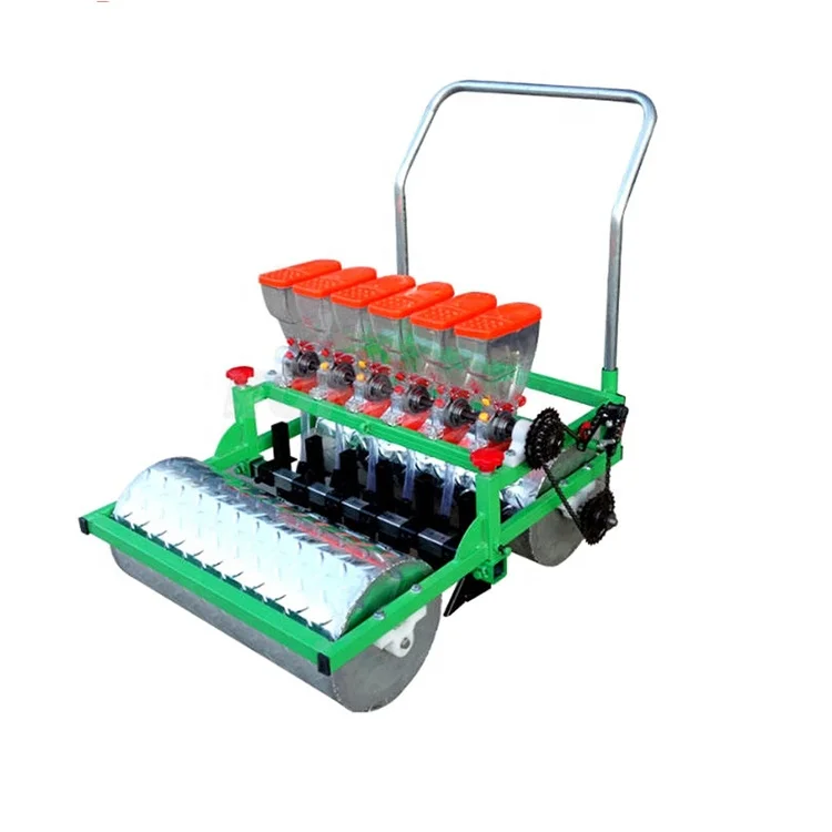 Customized Small Seeds Precision Seeder Manual Hand Push Planter for Vegetable Crop Farm Planting Use