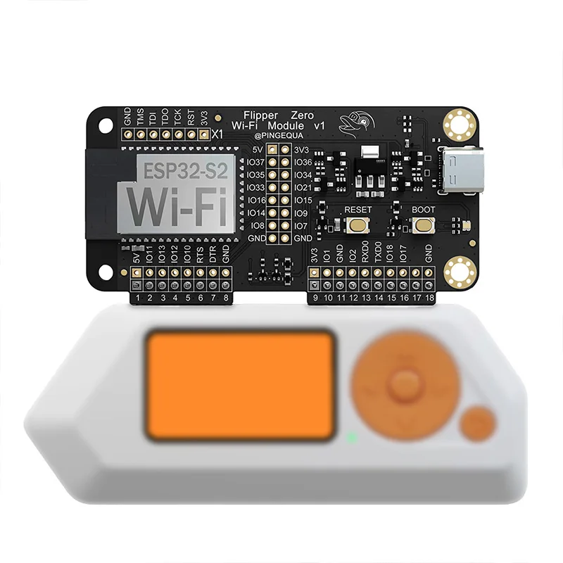Wi-Fi Devboard for Flipper Zero with Pre-Installed Firmware, ESP32-S2 Chipset GPIO Interface, Expansion Board Development Tool