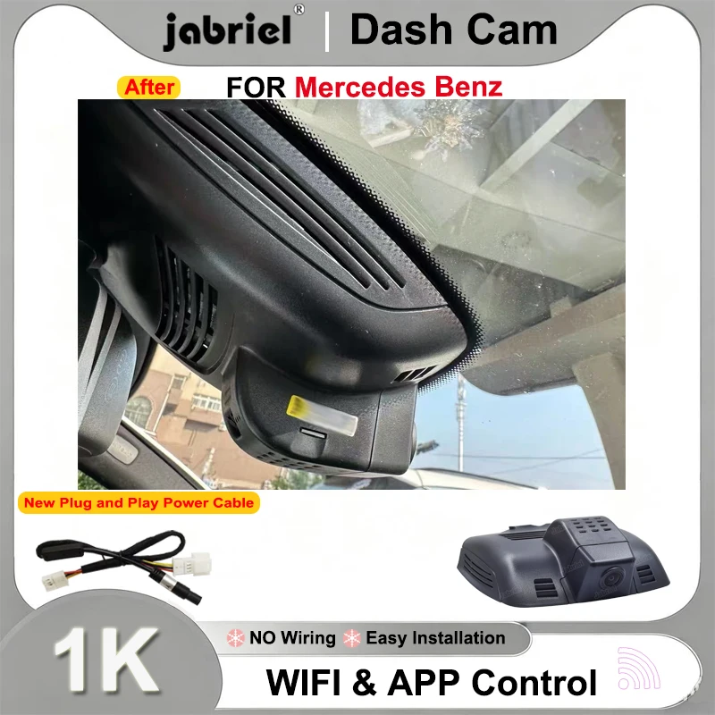 

DashCam for Mercedes Benz CLS w218 c218 for Mercedes CLS 260 300 320 350 400 2015 2016 2017 2018 Dash Cam HD 1080P Wifi Car DVR