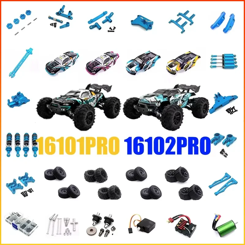 

16101 PRO 16102 PRO SCY RC Automotive Aluminum Upgraded Parts Car Shell Shocks Bearing Housing Strut Screw Tool Box Tire