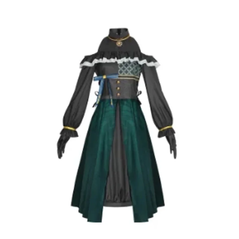 Аниме проект Sekai Otori Emu Косплей Камиширо Руи костюм Кусанаги Нене Тенма Цукаса униформа зеленое платье 5ftu^ 5ftu^