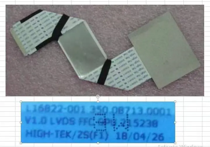 

LVDS Laptop Screen Cable Ribbon Flex Cable for HP L16B22-001 350.0B713.0001 Compatible with HP Pavilion Envy Spectre x360 13