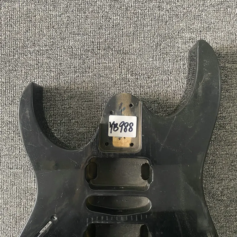 YB988 Floyd Rose Electric Guitar Body Left Hand Version Black Color HSH Pickups Stock Items goes with Damages and Dirty