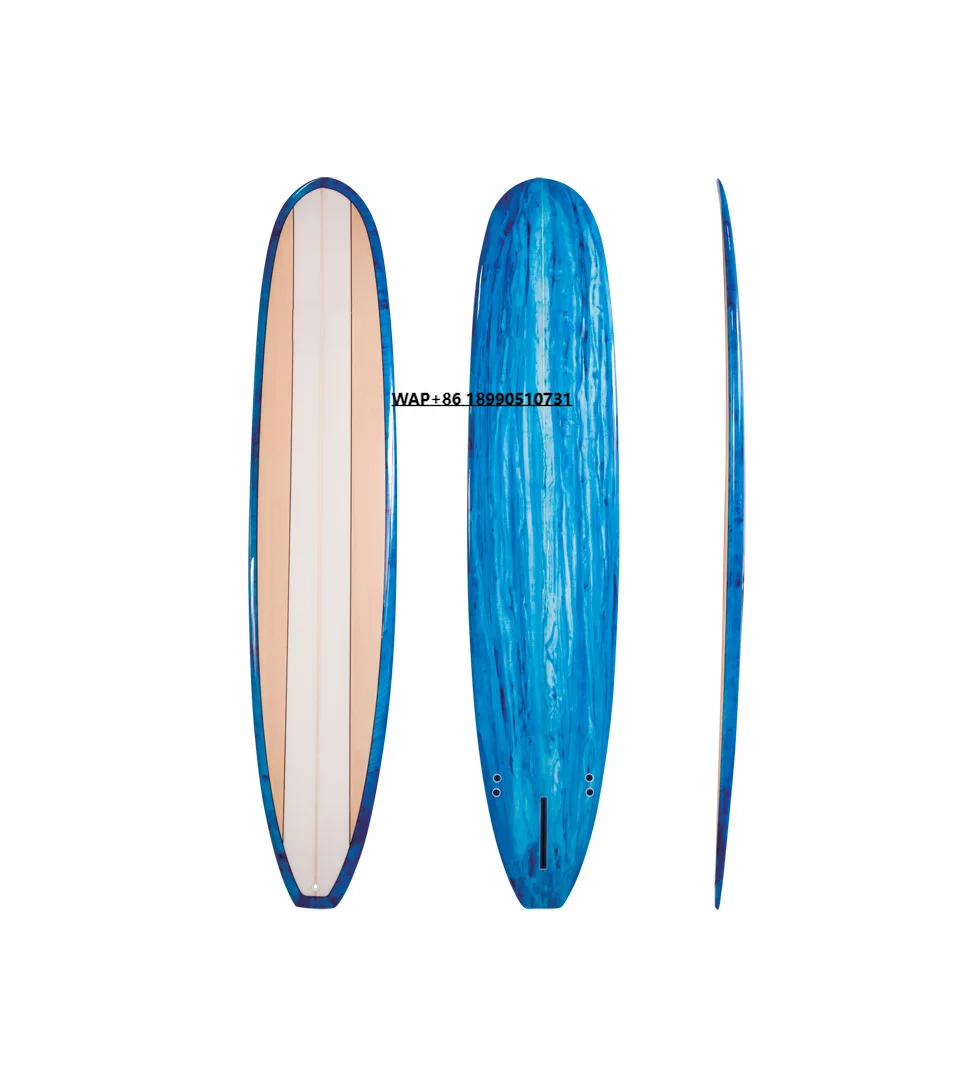 

Custom PU Long Surfboards square Tail Fiberglass 9.6 Surfboard