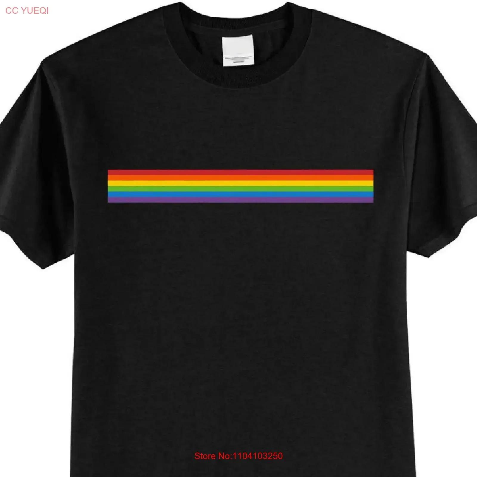 T-shirt à rayures arc-en-ciel, égalité, acceptation, fierté, amour, victoire, gentillesse, alliés, humanité, compassion, inclusion, vintage, lavé, polyvalent