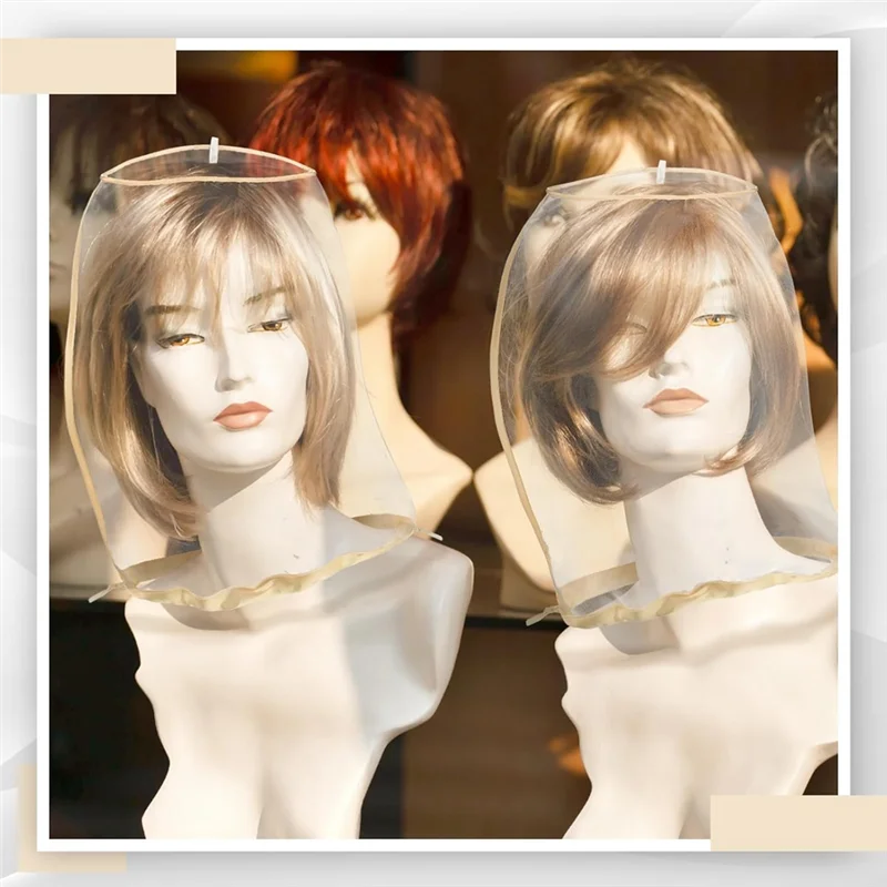 

A27F-6 Pcs Hair Extension Storage To Protect From Dirt And Dust Bundles For Home Travel Salon Use Beige