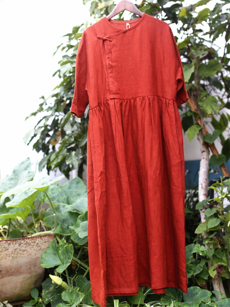 

Original 00 Colors Woven Haax round Ne A-Line Dr Five Sve Length Ci Commute Ele Sle Ladies Faion Dr